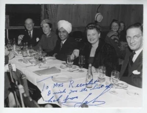 DE COLECCIÓN SABU (1924-1963) NIÑO ACTOR AUTÓGRAFO ESTRELLA FOTO FIRMADA CANDIDA BRUSELAS - Imagen 1 de 2