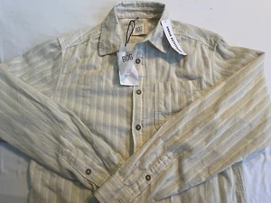 Urban Outfitters BDG Corduroy Striped Button-up Shirt Men's S NWT - Picture 1 of 5