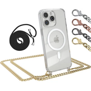 EAZY CASE do iPhone 15 Pro Max Łańcuch na telefon komórkowy MagSafe Peleryna Etui z paskiem - Zdjęcie 1 z 11