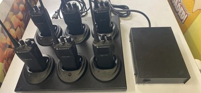 6 Used Motorola CP200 4 Channel UHF Radios 438-470 MHz L2 - Image 1 of 4