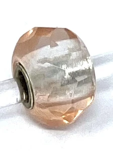 Authentic Trollbeads Pink Prism Faceted Glass Bead 60185, New - Picture 1 of 1