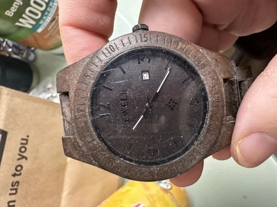 Bewell Wood Wristwatch Wooden Watch Date Bracelet Bangle  - Image 1 of 3