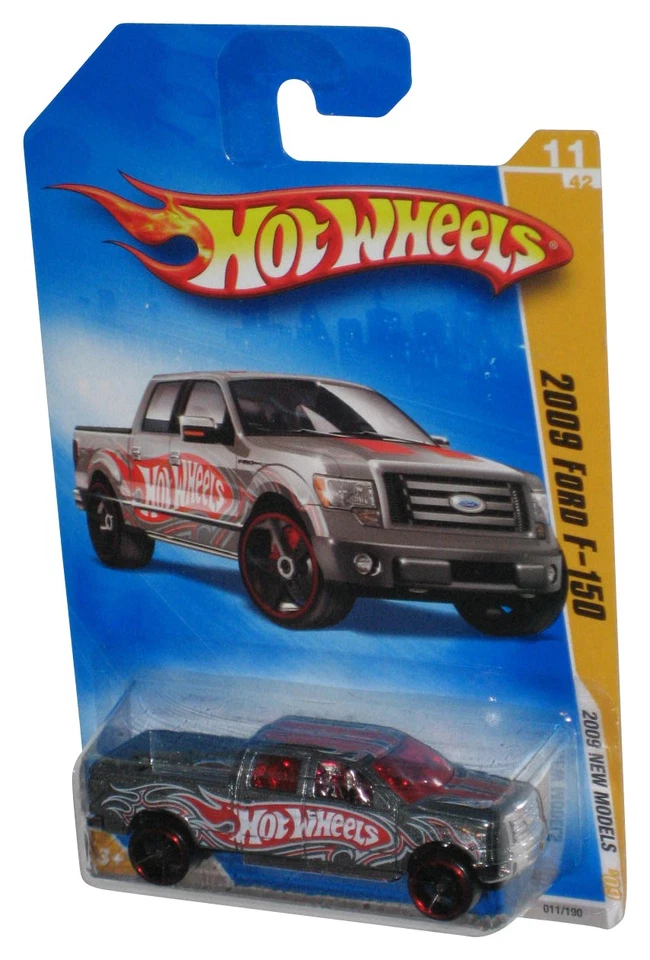 Hot Wheels 2009 New Models Gray Ford F-150 Toy Truck 11/190 - Image 1 of 1