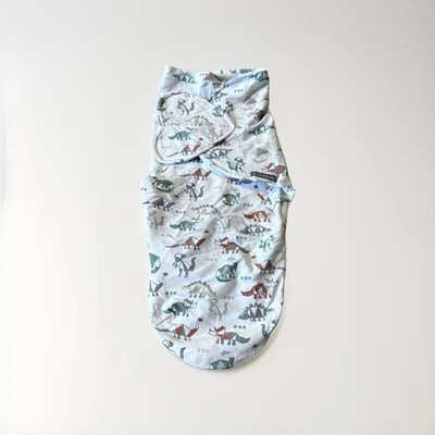 Swaddle Me Envoltura Bebé Sin Mangas Pequeña/Md 0-3 Meses Dinosaurio Foto 1 de 4