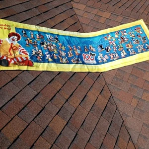 Vintage McDonalds 2002 100 Jahre Disney Magic Banner Warnung  - Bild 1 von 18