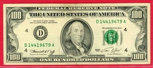 1974^^$100^^Federal Reserve Note^^F++^^ - Picture 1 of 2