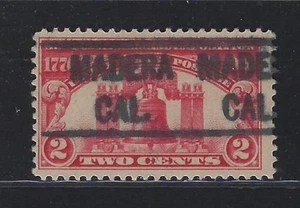Precancels - CA - Madera - 627-L1 HS - 2¢ Liberty Bell - nice denom - Bild 1 von 2