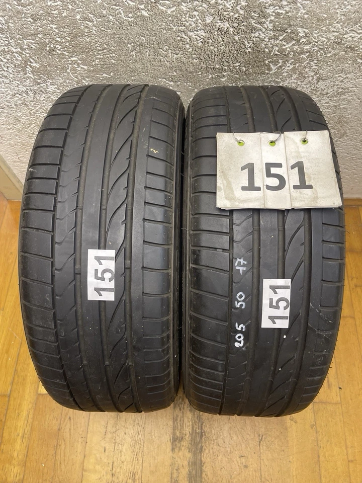 2x 205/50R17 89V BRIDGESTONE POTENZA RE050A RFT RSC Sommerreifen - Bild 1 von 4