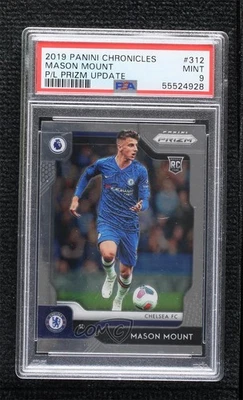 2019-20 Chronicles Premier League Prizm Update Mason Mount PSA 9 MINT Rookie RC - Image 1 of 2