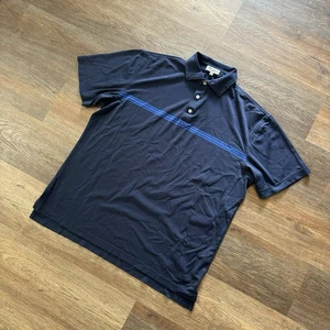 Polo uomo Peter Millar estiva comoda blu a righe taglia M FADE - Foto 1 di 7