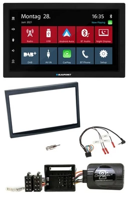 Blaupunkt Lenkrad Bluetooth DAB 2DIN USB Autoradio für Citroen C2 C3 Berlingo Ju - Bild 1 von 4