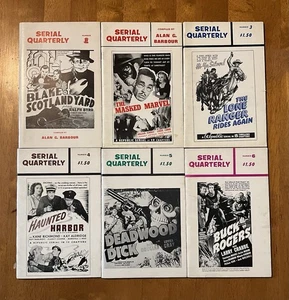 Lot 6 Serial Quarterly Books 1966/67 Alan G. Barbour #1,2,3,4,5,6 Lone Ranger - Picture 1 of 16