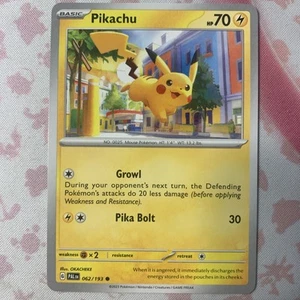 Pikachu 062/193 Scarlet & Violet : Paldea Evolved Regular English - Picture 1 of 2