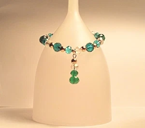 Kristall Weinflasche Charm - Bild 1 von 1