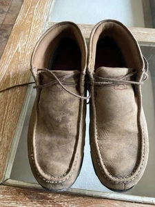 Twisted X Boots Men's 9.5 M "The Original" Chukka Driving Moc MDM0003 Bomber NEW - Picture 1 of 6