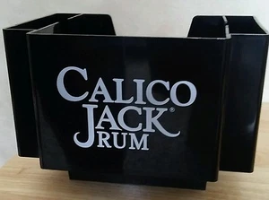 Calico Jack Rum Black Napkin Caddy Holder - MINT - Picture 1 of 5