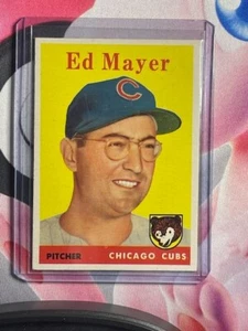 1958 Topps - Ed Mayer #461 (RC) Chicago Cubs - Picture 1 of 2