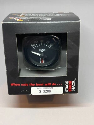 NEW!  Stack Electrical Gauge ST3208  Water Temperature Gauge 100-250 degree — 第 1/4 张图片