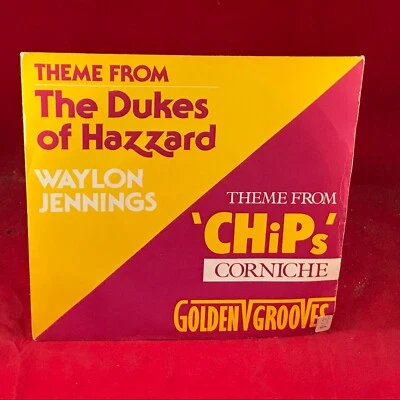 WAYLON JENNINGS Theme From The Dukes Of Hazzard 1982 UK 7" Vinyl single CHIPS - Image 1 of 4