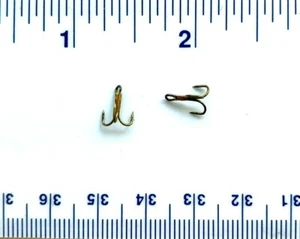 50 GT Super Strong 3X Bronze Treble Hooks size 18 - Picture 1 of 1