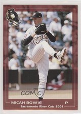 2001 Grandstand Sacramento River Cats Micah Bowie #43