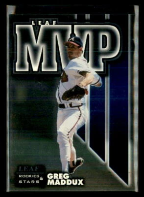 1998 Leaf Rookies & Stars #19 Greg Maddux  SN5000, PR4500 - Image 1 of 2
