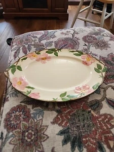 Franciscan Desert Rose Oval Platter 14 x 10 Double Handle Serving Platter - Picture 1 of 2