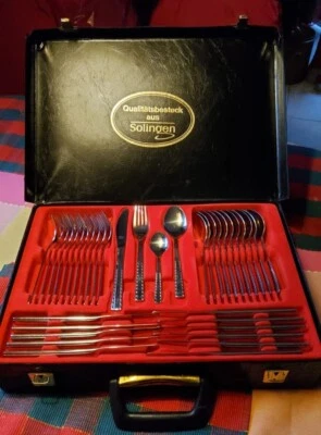 Qualitätsbesteck - Solingen - Koffer - Edelstahl  - Bild 1 von 3