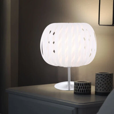 LED Lampada da Tavolo Soggiorno Camera Letto Illuminazione Design Cromo Lettura - Immagine 1 di 4