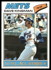 1977 Topps Dave Kingman #500 EX-MT New York Mets