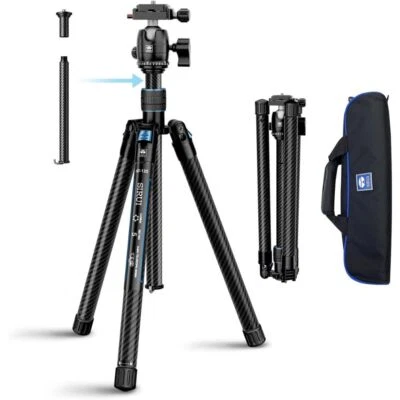 Sirui AT-125+B-00K Carbon Fiber Traveler Tripod with B-00K Ball Head - Image 1 of 4