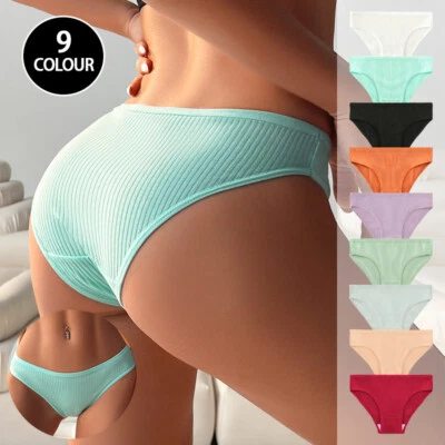 3PCS/LOT Sexy Womens Cotton Panties Briefs Ladies Underwear Lingeries Hipster - Image 1 of 4