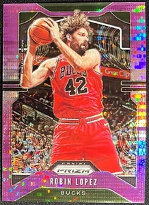 2019-20 PANINI PRIZM ROBIN LOPEZ PURPLE PULSAR #30/35 BULLS - Picture 1 of 2