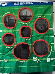 Sportsquad Endzone Challenge  #5857 hoop game Football  toss 34Tx28 SCREEN ONLY - Picture 1 of 2