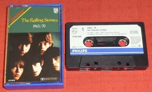 ROLLING STONES - CASSETTE TAPE - 1965/70 - ITALIAN ISSUE WITH BLUE CASE - Picture 1 of 4