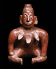 Colima Seated Hunchback Jester - Pre Columbian Art MUSEUM EXHIBITED!