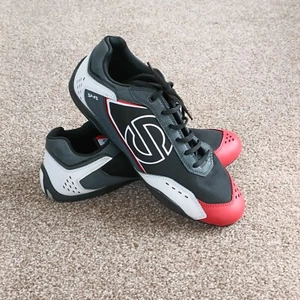 Sparco SP-F5 Trainers black white red leather Motorsports Driving Sneakers Shoes - Picture 1 of 8