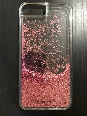 Case-Mate Waterfall Liquid Glitter Case for iPhone 8 Plus and 7 Plus Rose Gold - Image 1 of 2