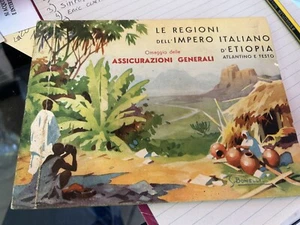 LE REGIONI DELL'IMPERO ITALIANO E D'ETIOPIA ATLANTE FASCIO FASCISMO ASS.GENERALI - Picture 1 of 16