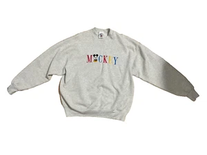 Vintage Disney Mickey & Co. gray sweatshirt USA size XL - Picture 1 of 10