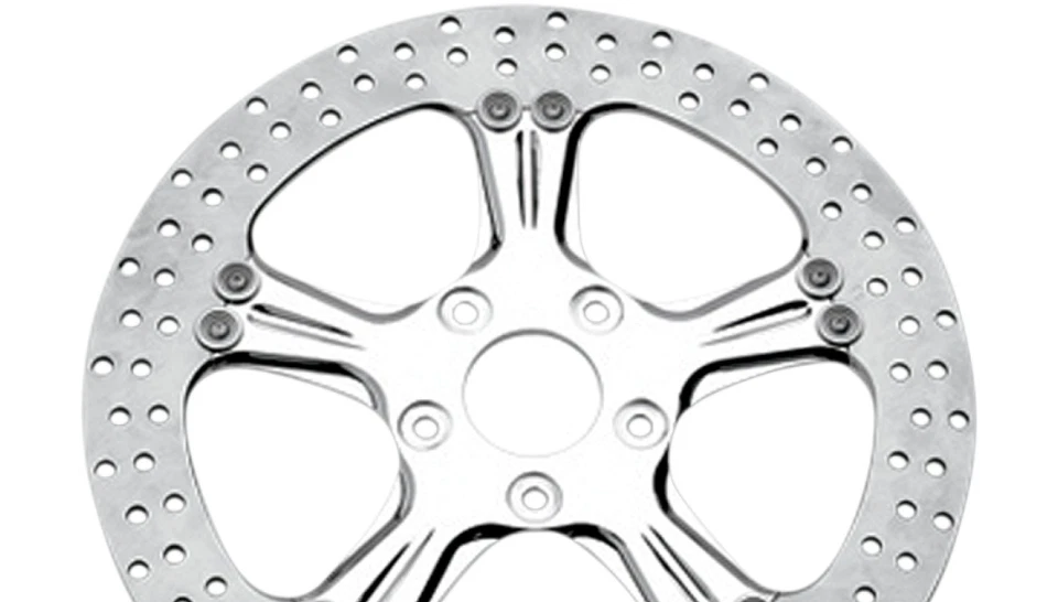 Performance Machine PM Wrath 11.8 Left or Right Front Brake Rotor Harley Chrome - Image 1 of 1