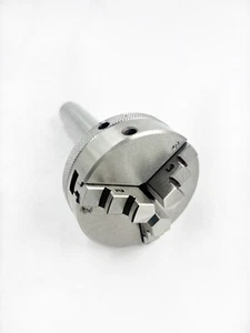 3-Jaw Self Centering Lathe Chuck 65mm with Drawbar Shank MT1 - Picture 1 of 7