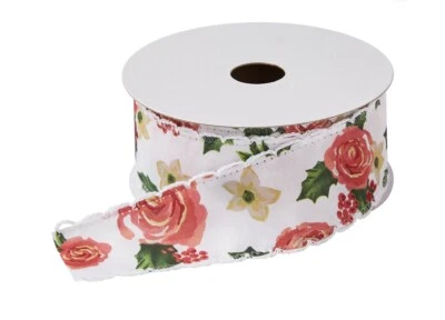 The Pioneer Woman Fabric Ribbon Holly Rose - Image 1 of 4