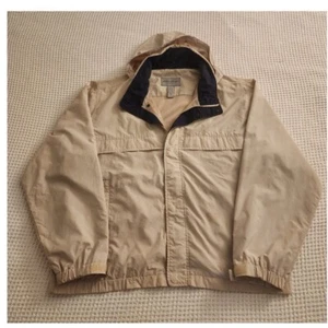 Eddie Bauer Bronceado Sudadera con Capucha Cortavientos Equipo de Lluvia Forrado Chaqueta Talla Grande - Imagen 1 de 16