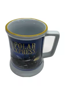 The Polar Express 3D Coffee Mug Raised Relief "Believe" Warner Bros. - Picture 1 of 12