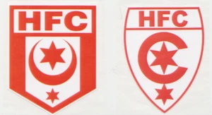 2 Aufkleber Sticker Emblem Logo Hallescher FC HFC Chemie Sammler Fans Halle - Bild 1 von 7