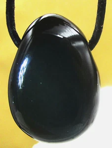 REGENBOGEN  OBSIDIAN TROPFEN A-Qualität  Anhänger TROMMELSTEIN  gebohrt Nr.23 - Bild 1 von 2