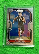 AJ TERRELL PRIZM SILVER CHROME ROOKIE CARD FALCONS 2020 PANINI PRIZM ROOKIE RC 