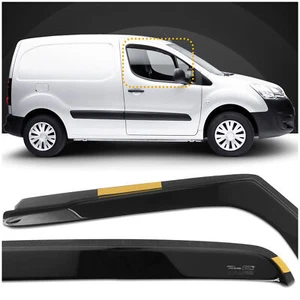 HEKO Déflecteurs de vent pluie d'air pour PEUGEOT PARTNER 2008-2018 2 Pcs. - Afbeelding 1 van 9