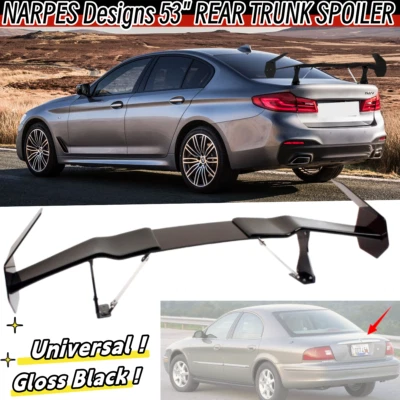 Fit For 1998-2005 Mercury Sable GT Sport-Style Trunk Spoiler Wing 53'' Universal - Image 1 of 4